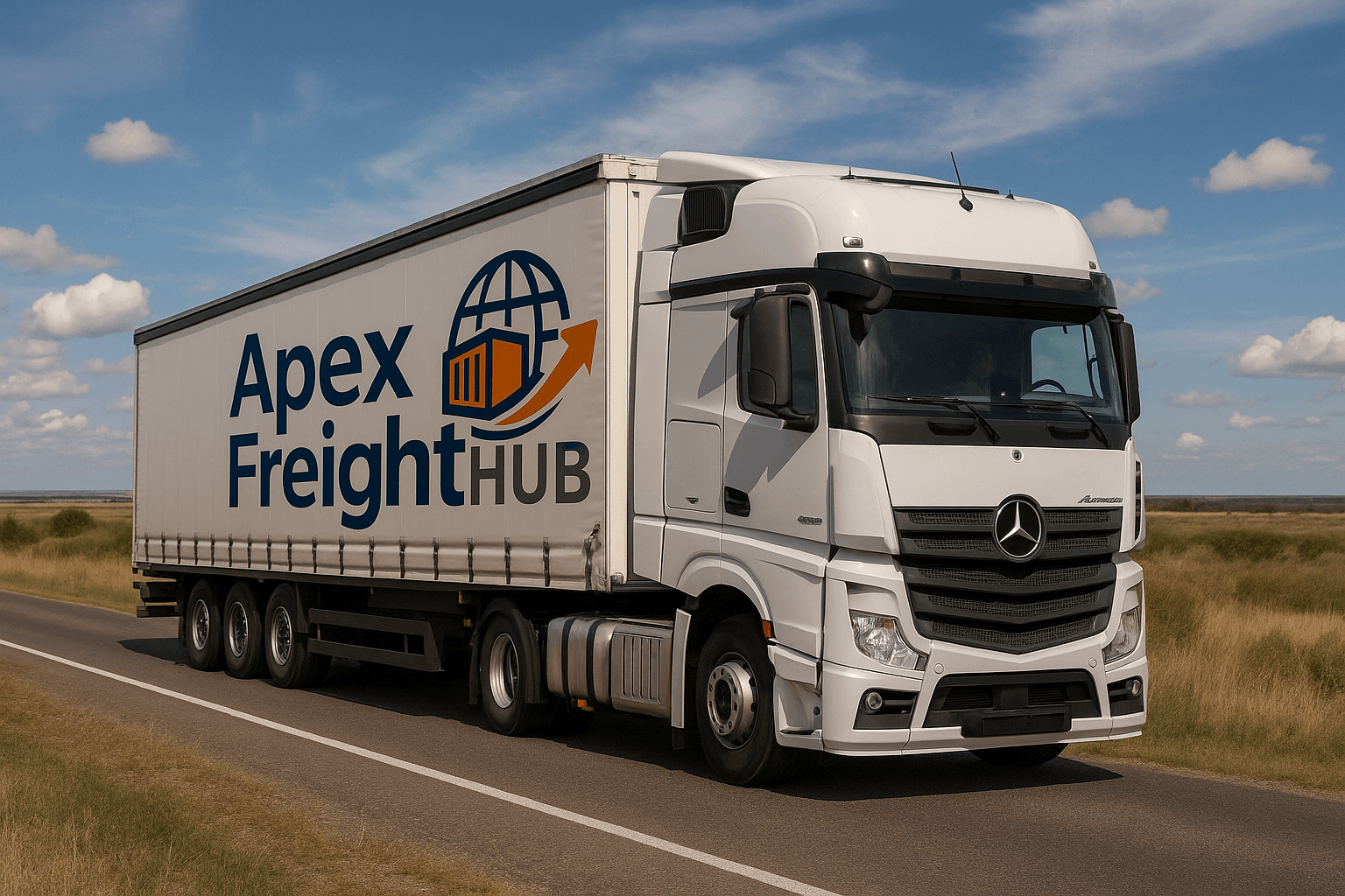 Apex Freight HUB fleet moving freight